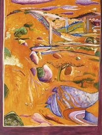 THE PADDOCK - LATE AFTERNOON by Brett Whiteley